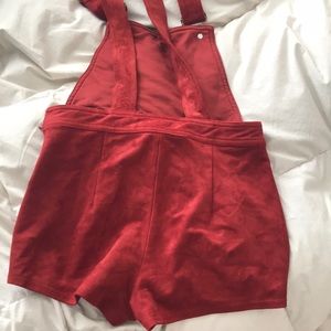 Forever 21 Shorts - suede overalls Forever 21 Shorts - suede overalls
